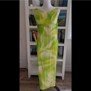 Lorie Deb 60's Vintage Retro Maxi Dress size 4